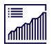 Turbine efficiency growth icon — higher fuel throughput and capacity