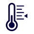 Inlet air temperature icon — deeper cooling means more turbine power